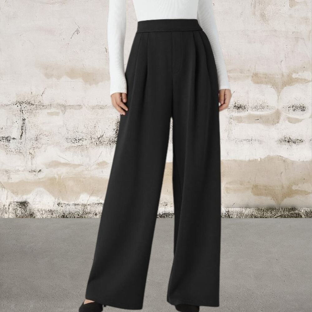 Halara $59 Flex High Waisted Pocket Wide Leg Work Pants Small NWT